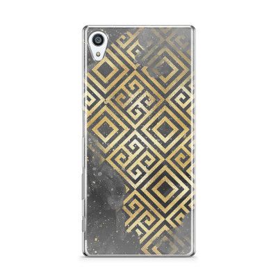 Skal till Sony Xperia Z5 Premium Golden Squares