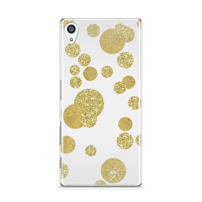 Skal till Sony Xperia Z5 Premium - Guldkonfetti