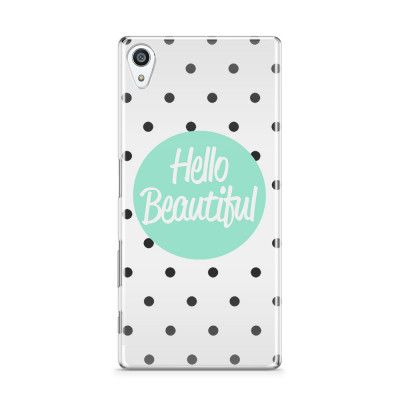 Skal till Sony Xperia Z5 Premium - Hello Beautiful - Turkos