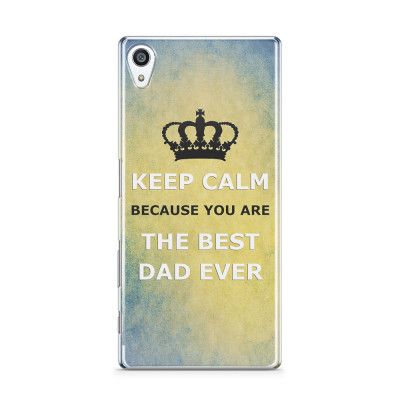 Skal till Sony Xperia Z5 Premium - Keep Calm - Best dad