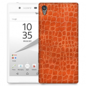 Skal till Sony Xperia Z5 Premium - Mönster - Orange