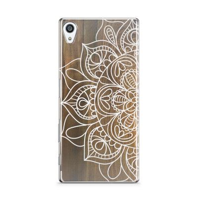 Skal till Sony Xperia Z5 Premium - Mandala - Wood