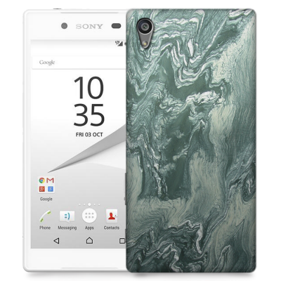 Skal till Sony Xperia Z5 Premium - Marble - Grön