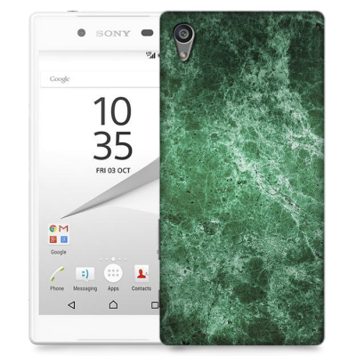 Skal till Sony Xperia Z5 Premium - Marble - Grön