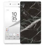 Skal till Sony Xperia Z5 Premium - Marble - Svart