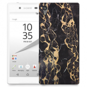 Skal till Sony Xperia Z5 Premium - Marble - Svart