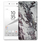 Skal till Sony Xperia Z5 Premium - Marble - Vit/Svart