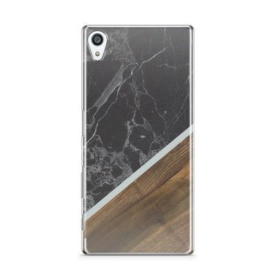 Skal till Sony Xperia Z5 Premium - Marble Wood