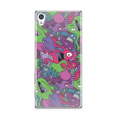 Skal till Sony Xperia Z5 Premium - Monster collage
