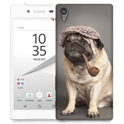 Skal till Sony Xperia Z5 Premium - Mops med keps