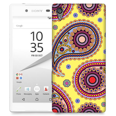 Skal till Sony Xperia Z5 Premium - Orientalisk - Gul