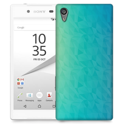 Skal till Sony Xperia Z5 Premium - Prismor - Grön