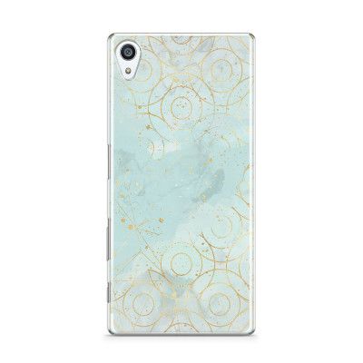 Skal till Sony Xperia Z5 Premium Teal Circles