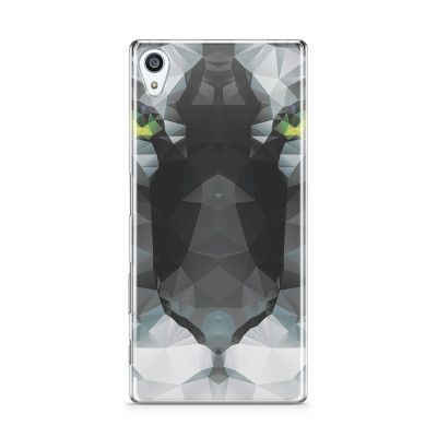 Skal till Sony Xperia Z5 Premium - Tiger - Svart