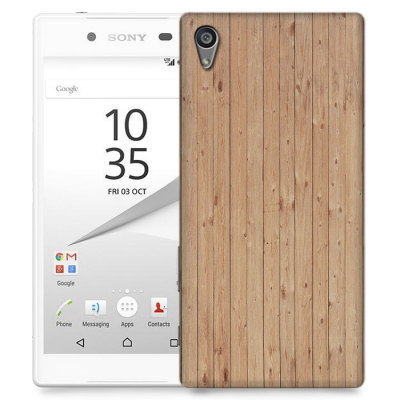 Skal till Sony Xperia Z5 Premium - Trägolf furu