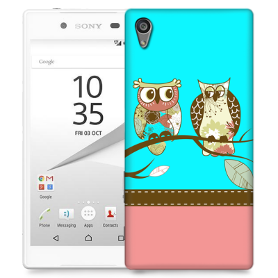 Skal till Sony Xperia Z5 Premium - Ugglor i träd