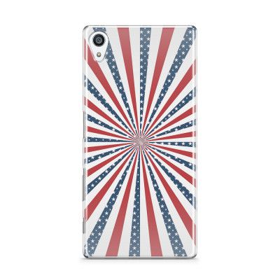 Skal till Sony Xperia Z5 Premium - USA Stripes