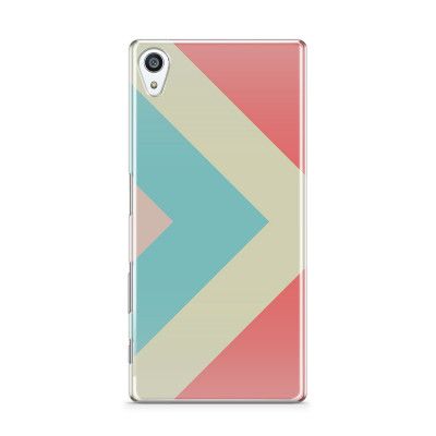 Skal till Sony Xperia Z5 Premium - Vinklar - Röd