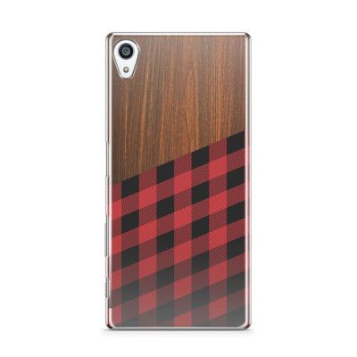 Skal till Sony Xperia Z5 Premium - Wooden Lumberjack B