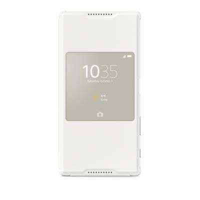 Sony View Cover SCR46 till Sony Xperia Z5 Premium - Vit