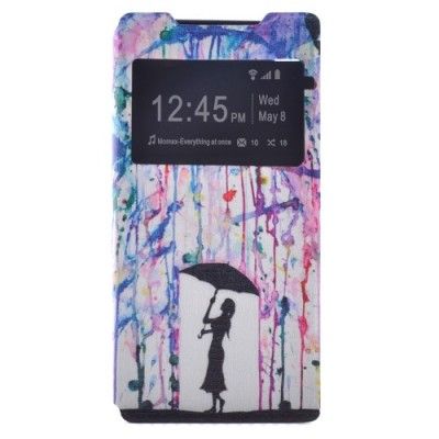 View Window fodral till Sony Xperia Z5 Premium - Umbrella Lady