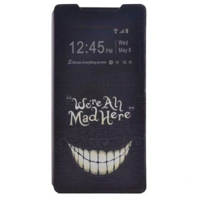 View Window fodral till Sony Xperia Z5 Premium - We Are All Mad Here