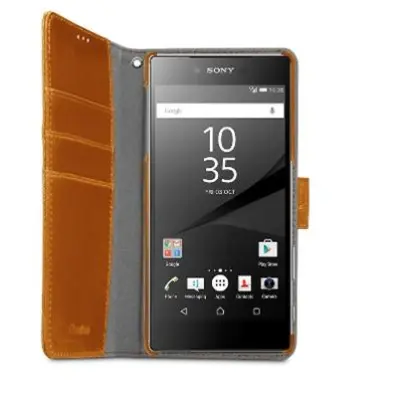 Melkco Plånboksfodral till Sony Xperia Z5 - Brun