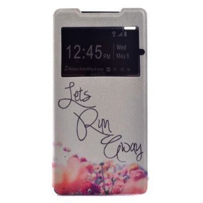 Mobilfodral med fönster till Sony Xperia Z5 - Lets Run Away