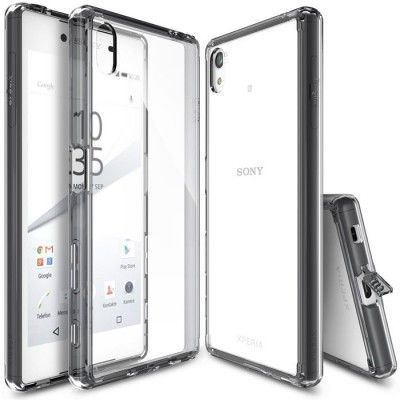Ringke Fusion Shock Absorption Skal till Sony Xperia Z5 - Smoke Black