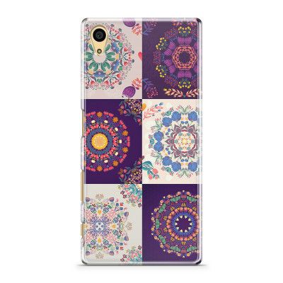 Skal till Sony Xperia Z5 - Blommigt lapptäcke