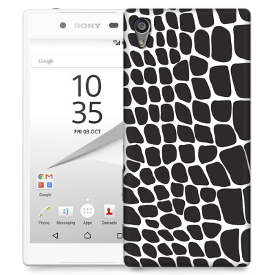 Skal till Sony Xperia Z5 - Fläckar - Svart