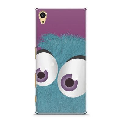 Skal till Sony Xperia Z5 - Fuzzy monster - Blå