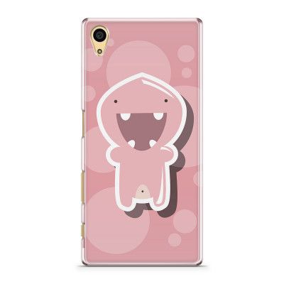 Skal till Sony Xperia Z5 - Glatt Bubbelmonster - Rosa