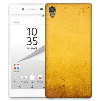 Skal till Sony Xperia Z5 - Grunge texture - Orange