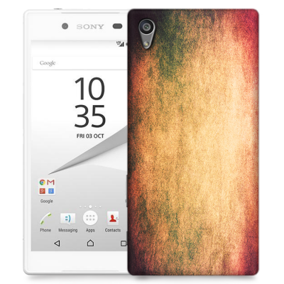 Skal till Sony Xperia Z5 - Grunge texture - Orange