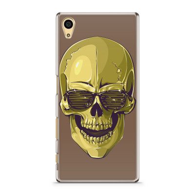 Skal till Sony Xperia Z5 - Hipster Skull Brun