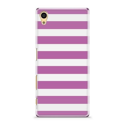 Skal till Sony Xperia Z5 - Linjer - Lila