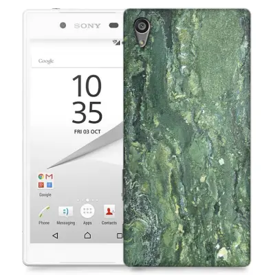 Skal till Sony Xperia Z5 - Marble - Grön