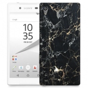 Skal till Sony Xperia Z5 - Marble - Svart
