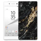 Skal till Sony Xperia Z5 - Marble - Svart