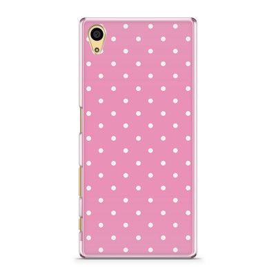 Skal till Sony Xperia Z5 - Polka - Lila