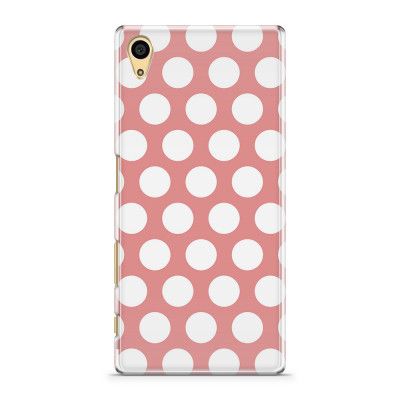 Skal till Sony Xperia Z5 - Polka - Persika