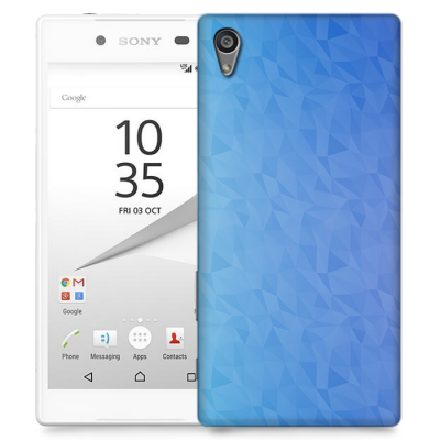 Skal till Sony Xperia Z5 - Prismor - Blå