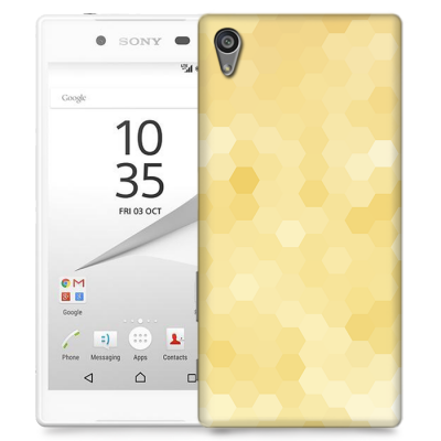 Skal till Sony Xperia Z5 - Prismor - Gul