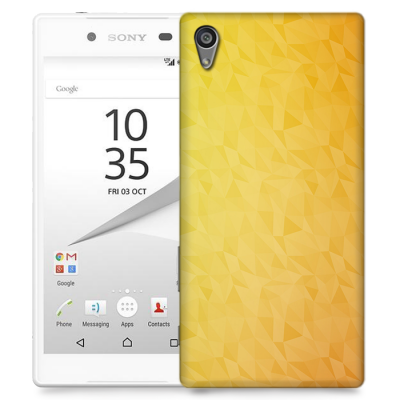 Skal till Sony Xperia Z5 - Prismor - Gul