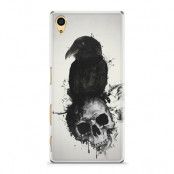 Skal till Sony Xperia Z5 - Raven and Skull