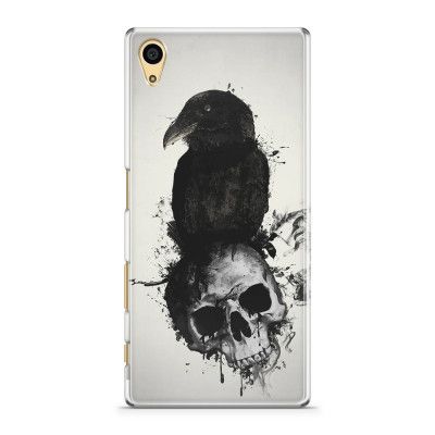 Skal till Sony Xperia Z5 - Raven and Skull