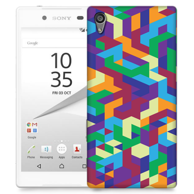 Skal till Sony Xperia Z5 - Retro mönster