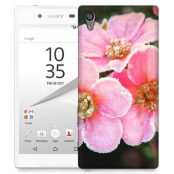 Skal till Sony Xperia Z5 - Rosa blommor