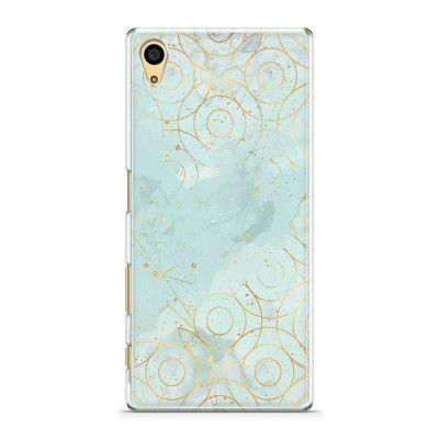 Skal till Sony Xperia Z5 - Teal Circles